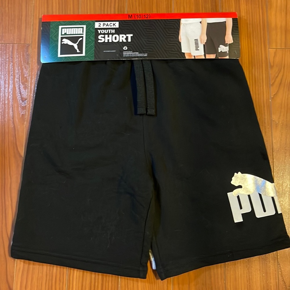 PUMA 2 Pack Youth Shorts ~ Size M - 10/12